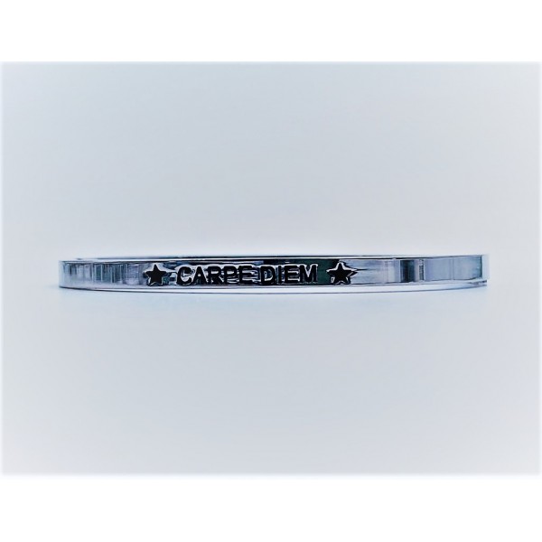 Bracciale calliope acciaio carpe diem
