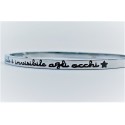 Bracciale Calliope acciaio l’essenziale è invisibile agli occhi