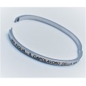 Bracciale calliope acciaio mia figlia il capolavoro della mia vita