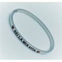 Bracciale calliope acciaio sei la mia vita