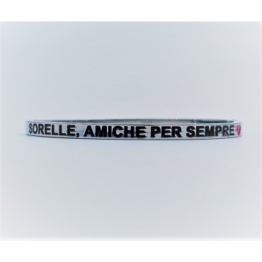 Bracciale calliope acciaio sorelle amiche per sempre