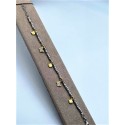 Bracciale cloris in argento con ciondoli farfalla quadrifogli tubicini martellati e nodini