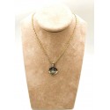 Collana Maglia Marinara con Ciondolo Rosa dei Venti in Oro Bicolore