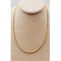Collana Maglia Spiga in Oro Giallo