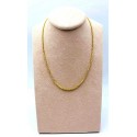 Collana Maglia Spiga in Oro Giallo