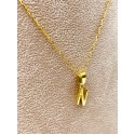 Collana Lettera N Oro Giallo