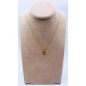 Collana Lettera O Oro Giallo