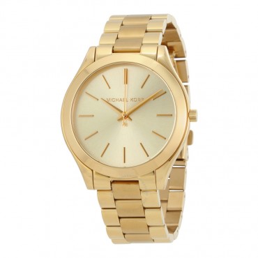 Michael Kors MK3179 acciaio dorato quadrante champagne