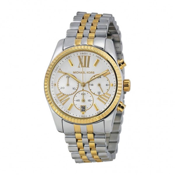 Michael Kors MK5955 crono acciaio bicolore