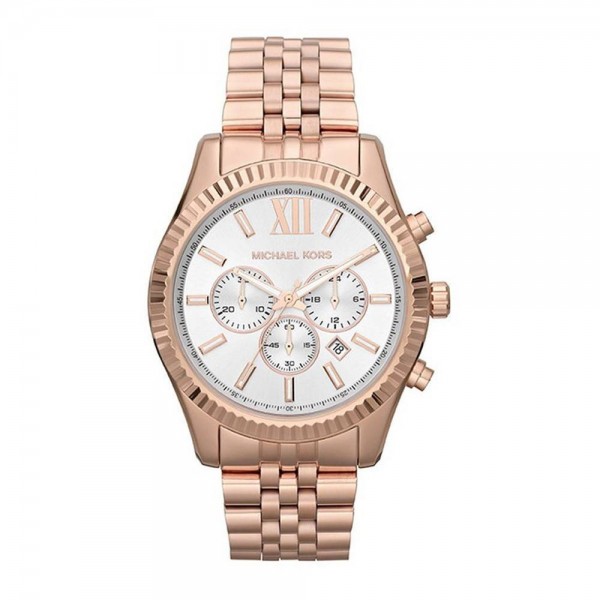 Michael Kors MK8313 crono acciaio rosato