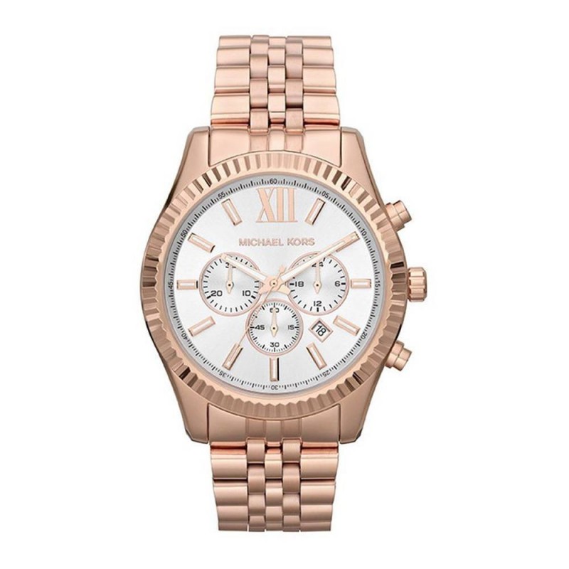 Michael Kors MK8313 crono acciaio rosato