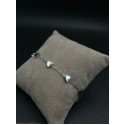 Bracciale Sweet Heart catenella in acciaio con elementi Cuori