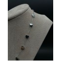 Collana Sweet Heart catenella in acciaio con elementi Cuori