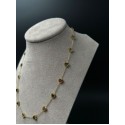 Collana Sweet Heart catenella in acciaio dorato con elementi Cuori