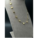 Collana Sweet Heart catenella in acciaio dorato con elementi Cuori