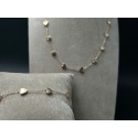 Parure Sweet Heart collana e bracciale catenella in acciaio rosato con elementi Cuori