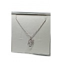 Collana maternita' traforata in argento