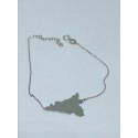 Bracciale Sicilia liscia in argento 925