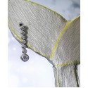 Orecchini tennis cipolline degrade' argento 925