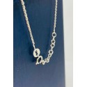 Collana con pendente Sicilia piastra liscia