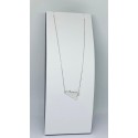 Collana con pendente Sicilia piastra liscia