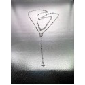 Collana rosario Y argento 925