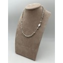Collana rosario girocollo in argento