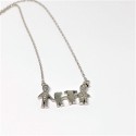 Collana con pendente famiglia