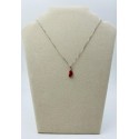 Collana argento con ciondolo bocca