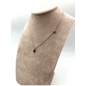 Collana Maglia Forzatina con Pendenti Coccinelle Smaltate in Argento 925