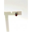 orecchini coccinella in argento