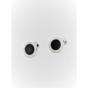 Orecchini rotondi zirconati cm1