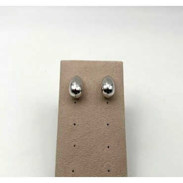 Orecchini Spillo a Lobo in Argento 925 Forma Goccia